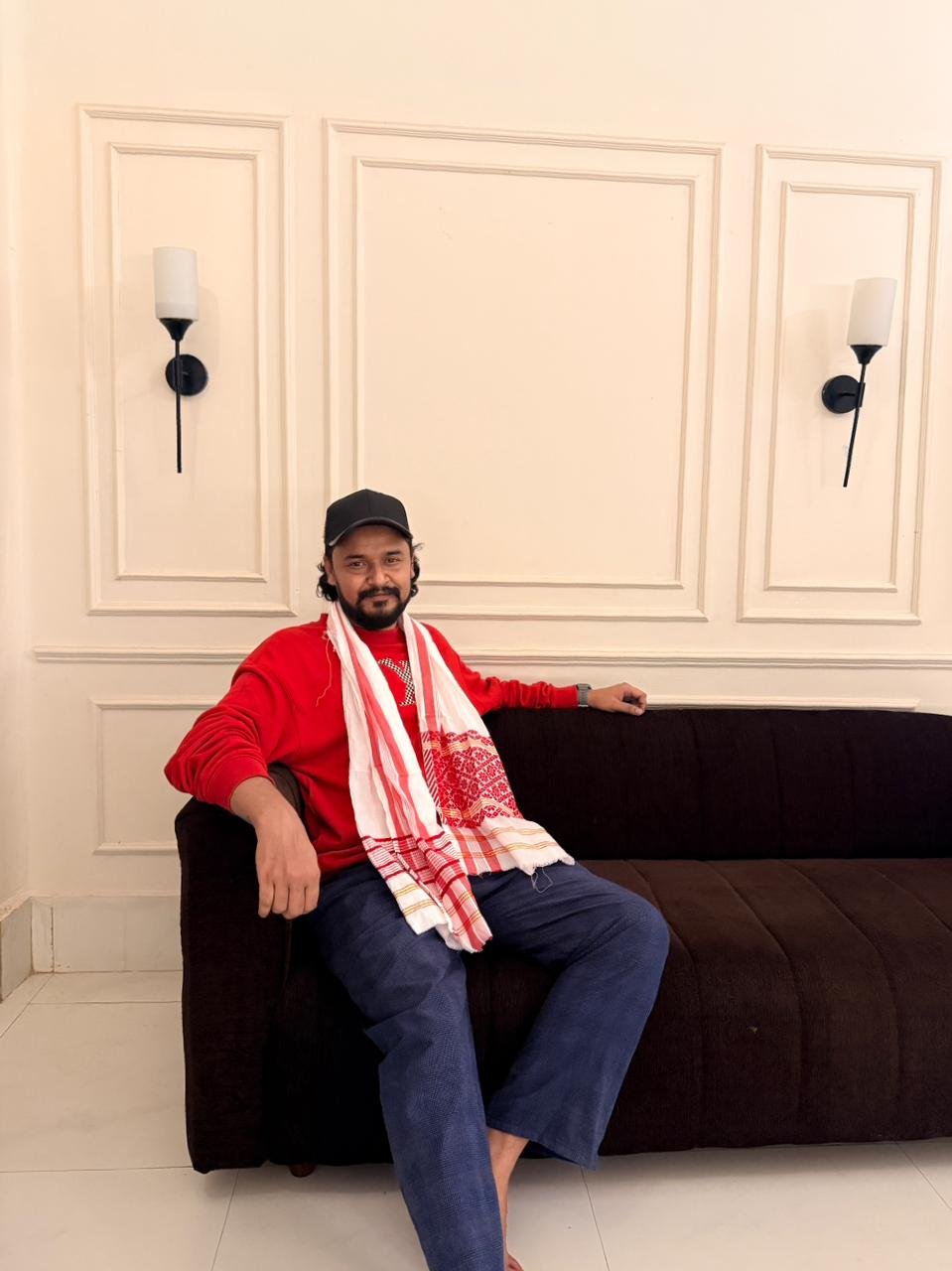 Maan Borah visiting Palm 715 Jorhat